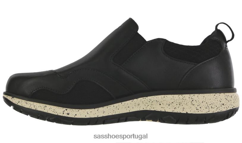 pt SAS mulheres versátil mocassim sem salto preto 6L668423