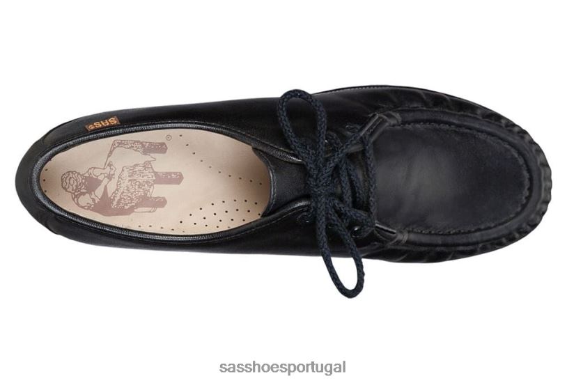 pt SAS mulheres versátil mocassim siesta preto 6L668266