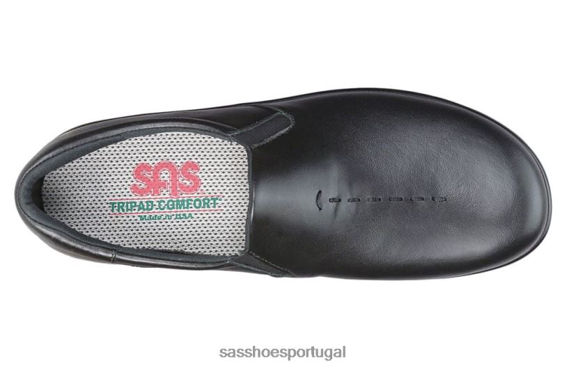 pt SAS mulheres versátil mocassim viva preto 6L668215