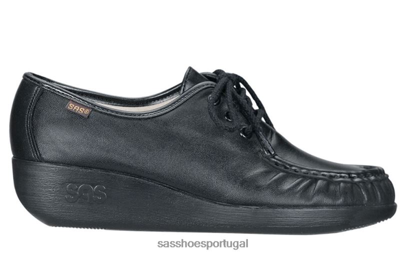 pt SAS mulheres versátil salto moc rendado preto 6L668272