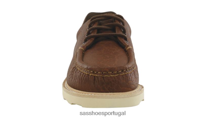 pt SAS mulheres versátil take control mocassim com cadarço bisão marrom 6L668442