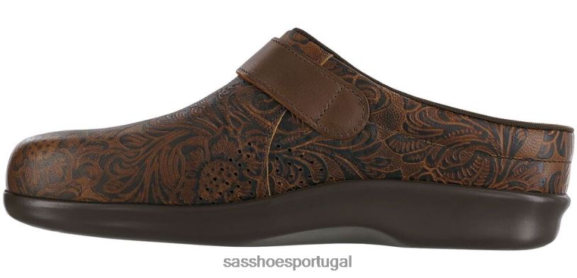 pt SAS mulheres versátil tamanco deslizamento no mocassim floral vaqueiro 6L668237