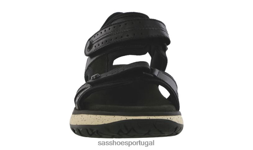 pt SAS mulheres versátil embarcar sandália esportiva cinzas negras 6L66850