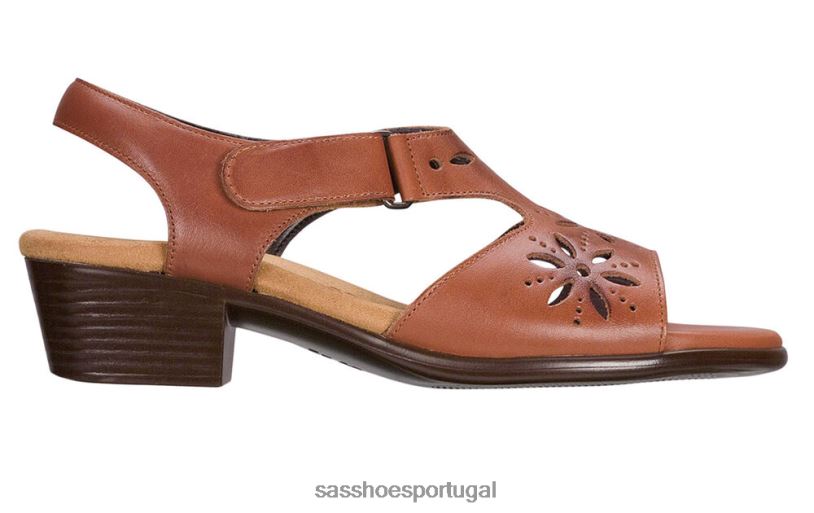 pt SAS mulheres versátil sandália de salto sunburst castanha 6L668105