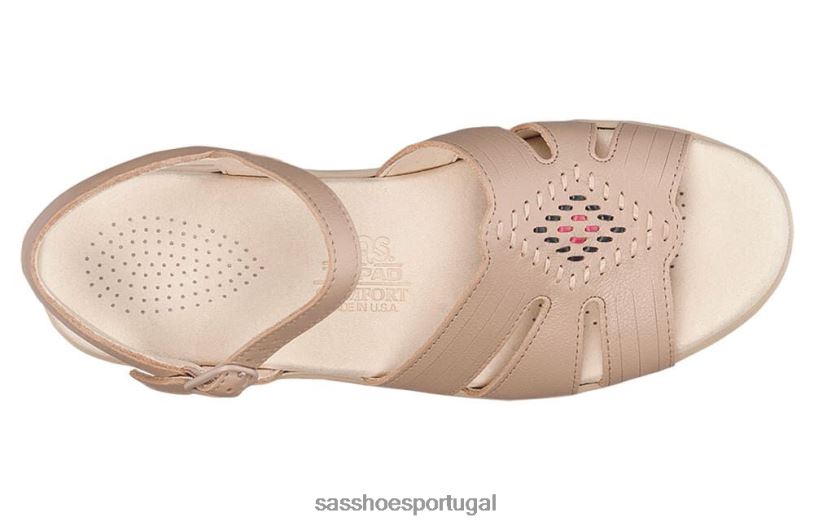 pt SAS mulheres versátil sandália huarache com tira lateral natural 6L66864