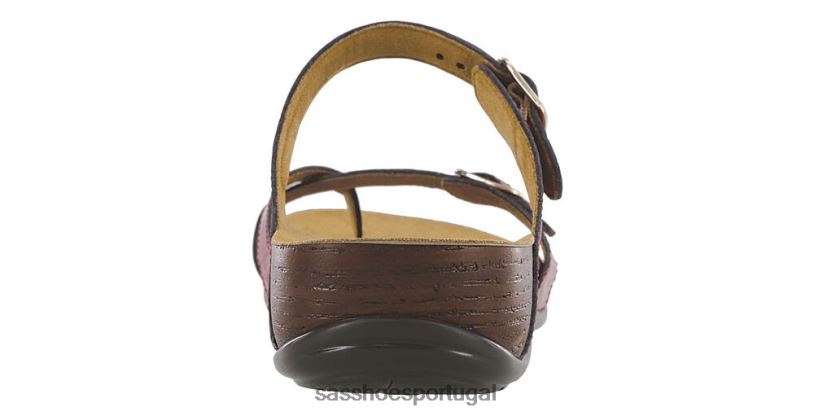 pt SAS mulheres versátil sandália shelly toe loop slide batom 6L668135