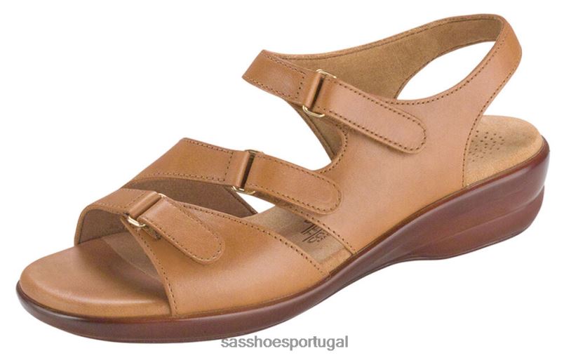 pt SAS mulheres versátil sandália tabby slingback caramelo 6L668128