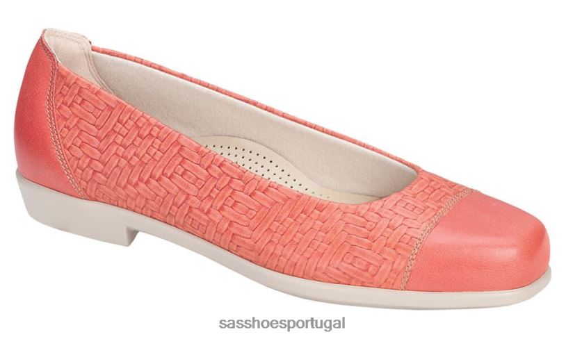 pt SAS mulheres inspirado mocassim maui Melão 6L668390