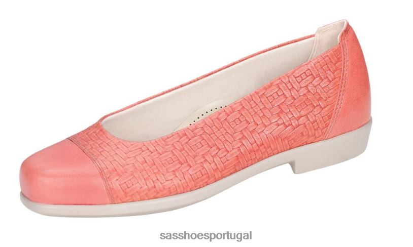 pt SAS mulheres inspirado mocassim maui Melão 6L668390