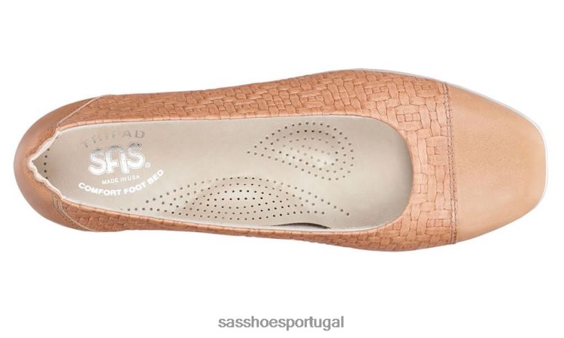 pt SAS mulheres inspirado mocassim maui trigo 6L668388