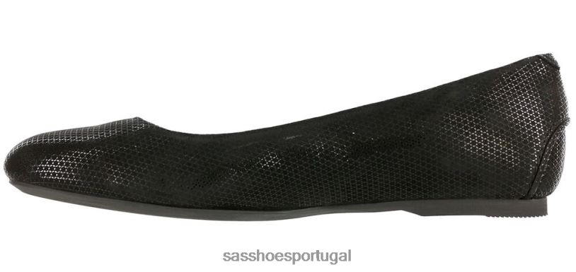 pt SAS mulheres inspirado mocassim rendado ônix 6L668387