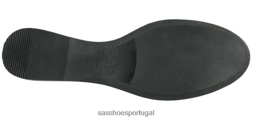 pt SAS mulheres inspirado mocassim rendado ônix 6L668387