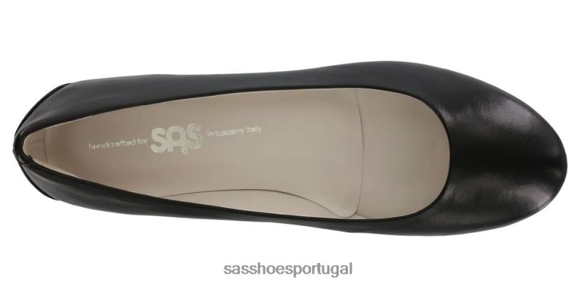 pt SAS mulheres inspirado mocassim rendado preto 6L668383