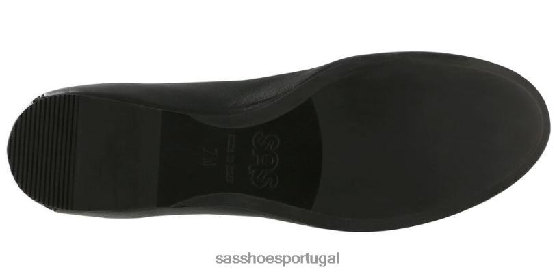 pt SAS mulheres inspirado mocassim rendado preto 6L668383