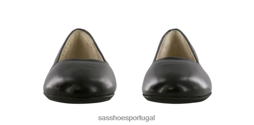 pt SAS mulheres inspirado mocassim rendado preto 6L668383