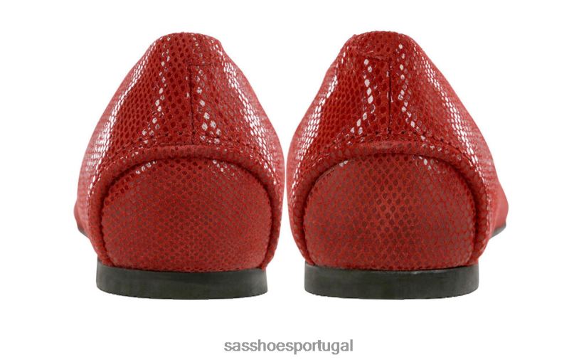 pt SAS mulheres inspirado mocassim rendado rouge 6L668381