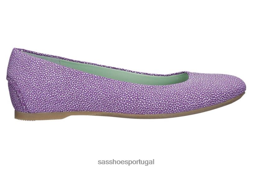 pt SAS mulheres inspirado mocassim rendado roxo 6L668379