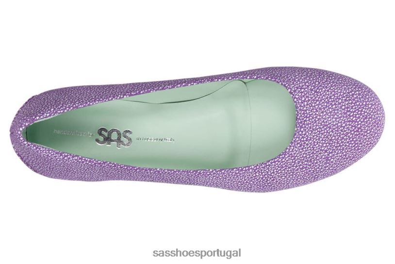 pt SAS mulheres inspirado mocassim rendado roxo 6L668379