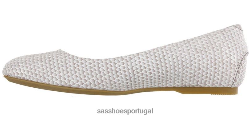 pt SAS mulheres inspirado mocassim rendado vieira bege 6L668384