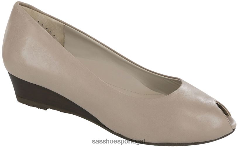 pt SAS mulheres inspirado peep toe escarlate cogumelo 6L668372