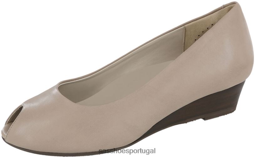 pt SAS mulheres inspirado peep toe escarlate cogumelo 6L668372