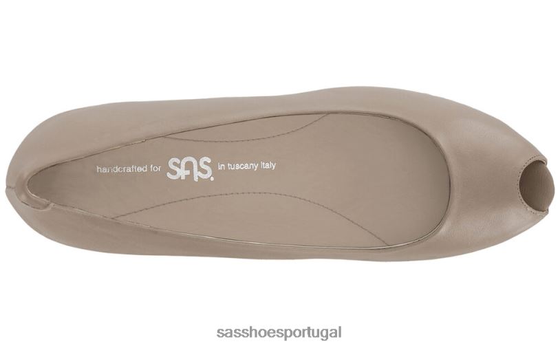 pt SAS mulheres inspirado peep toe escarlate cogumelo 6L668372