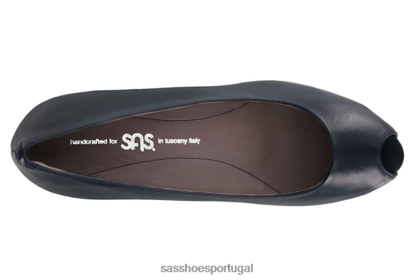 pt SAS mulheres inspirado peep toe escarlate marinha 6L668373