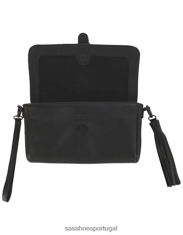 pt SAS unissex inspirado bolsa clutch seight chital preto 6L668549